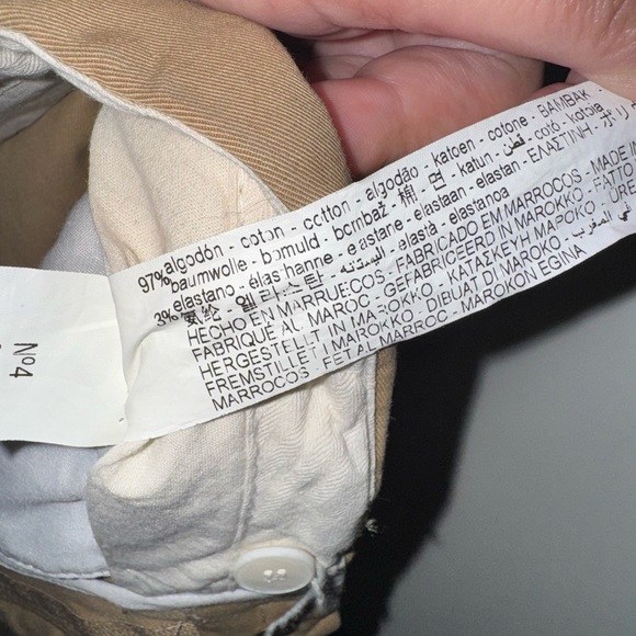 Zara Ladies Tan Pants Size 29 - Picture 6 of 6